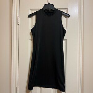 Sleek Black Sleeveless Dress